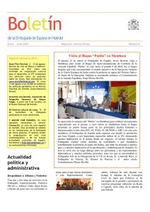 Boletín de la Embajada de España en Nairobi nº 9