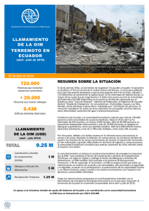 Terremoto en Ecuador | abril