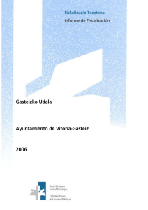 vitoria 2006 - Tribunal Vasco de Cuentas Públicas