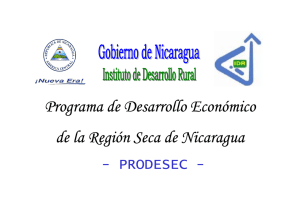 Presentacion del Programa de Desarrollo Economico de la