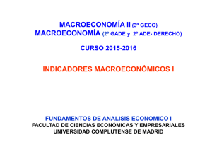 Indicadores macroeconómicos
