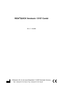 RIDA QUICK Verotoxin / O157 Combi - R
