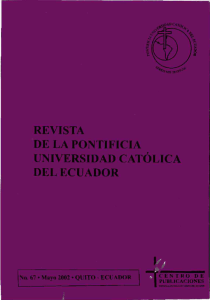 Revista 67 - Pontificia Universidad Católica del Ecuador
