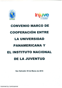 Convenio de Cooperación entre la Universidad Panamericana y el