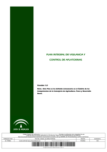 plan integral de vigilancia y control de aflatoxinas