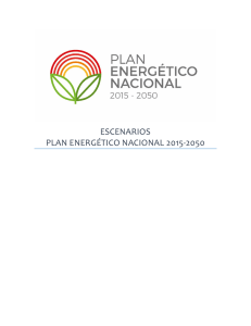 escenarios plan energético nacional 2015-2050