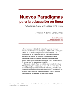 Nuevos Paradigmas - Recinto Universitario de Mayagüez