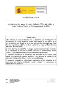 informe ciaim-19/2014 - Ministerio de Fomento