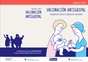 Lineamientos Técnicos Vacunación Antigripal Argentina | 2016