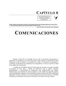 6. Comunicaciones.
