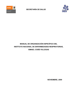 Manual de organización del INER