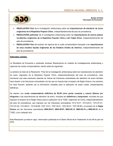 Boletin 2016 22 - Agencia Aduanal Obregon