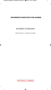 madrid literario - Ediciones La Librería