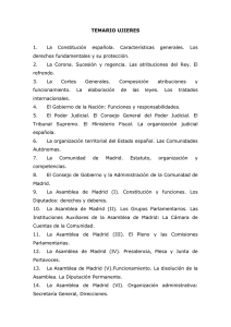 TEMARIO UJIERES 1. La Constitución española. Características
