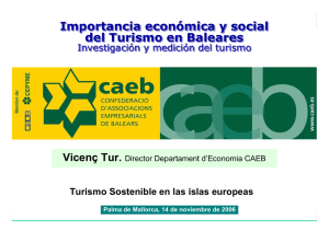 Importancia económica y social del Turismo en Baleares