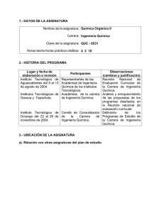 Quimica-Organica-II - Instituto Tecnológico de Aguascalientes