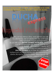 HOTELERIA DUCHA EXPRESS