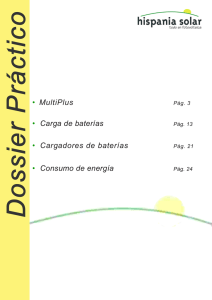 • MultiPlus • Carga de baterías • Cargadores de baterías • Consumo