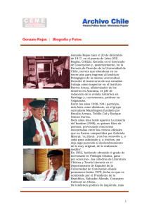 Gonzalo Rojas Biografía y fotos