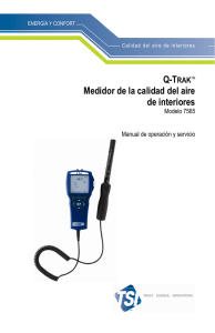 Q-Trak Indoor Air Quality Meter Model 7565 operation and