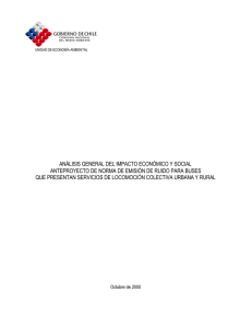 Análisis General del Impacto Económico y Social de la Norma de