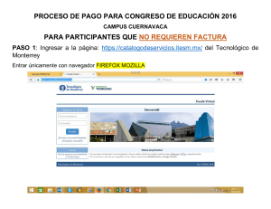 PROCESO DE PAGO PARA CONGRESO DE EDUCACIÓN 2016