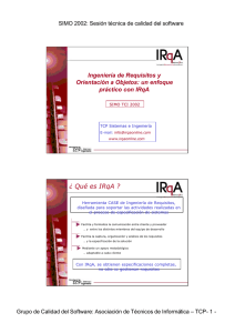 Presentación IRqA SIMO 2002