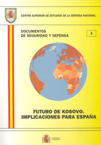 Futuro de Kósovo, implicaciones para España