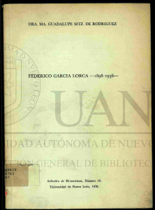 Federico García Lorca -1898-1936