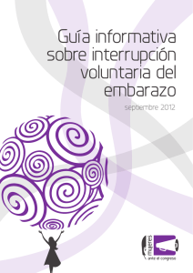 Guía informativa sobre la Interrupción Voluntaria del Embarazo