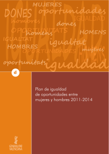 Plan de Igualdad de Oportunidades entre Mujeres y Hombres 2011