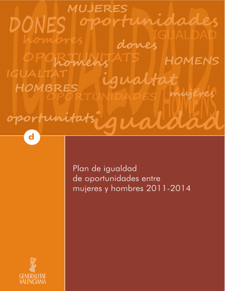 Plan de Igualdad de Oportunidades entre Mujeres y Hombres 2011