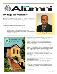 Mensaje del Presidente - Universidad Interamericana de Puerto Rico
