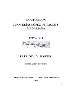 DOCTOR DON JUAN ELÍAS LÓPEZ DE TAGLE Y MADARIAGA