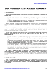 IV.IX. PROTECCIÓN FRENTE AL RIESGO DE INCENDIO