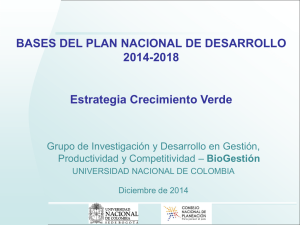 Diapositiva 1 - DNP Departamento Nacional de Planeación