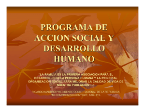 programa de accion social y desarrollo humano