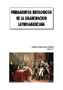 Fundamentos Ideológicos de la Emancipación Latinoamericana.