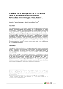 Análisis de la percepción de la sociedad ante el problema de los