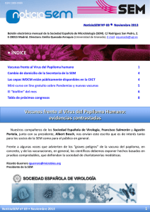 Diapositiva 1 - Sociedad Española de Microbiología