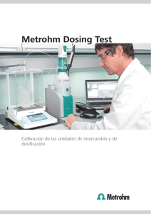Metrohm Dosing Test
