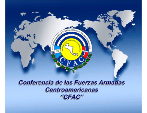 Conferencia de las Fuerzas Armadas Centroamericanas “CFAC”