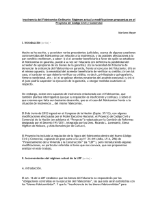 Insolvencia del Fideicomiso Ordinario: Régimen