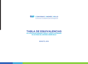 tabla 2013 - Tabla de Equivalencias CAB