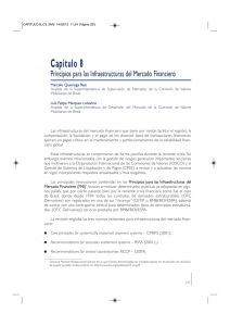 capítulo 8. principios para las infraestructuras del mercado financiero