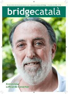 Entrevista a Ricardo Corachán - Asociación Española de Bridge