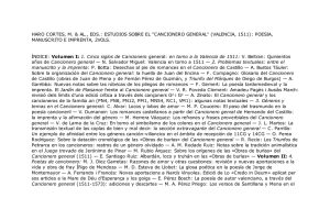"cancionero general" (valencia, 1511): poesia, manuscrito e imprent