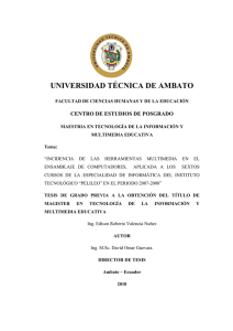 capitulo i - Repositorio Universidad Técnica de Ambato
