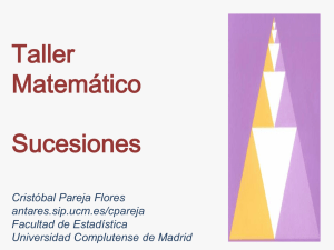 Sucesiones - Universidad Complutense de Madrid