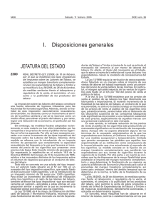 Real Decreto-ley 2/2006 - Ministerio de Sanidad, Servicios Sociales